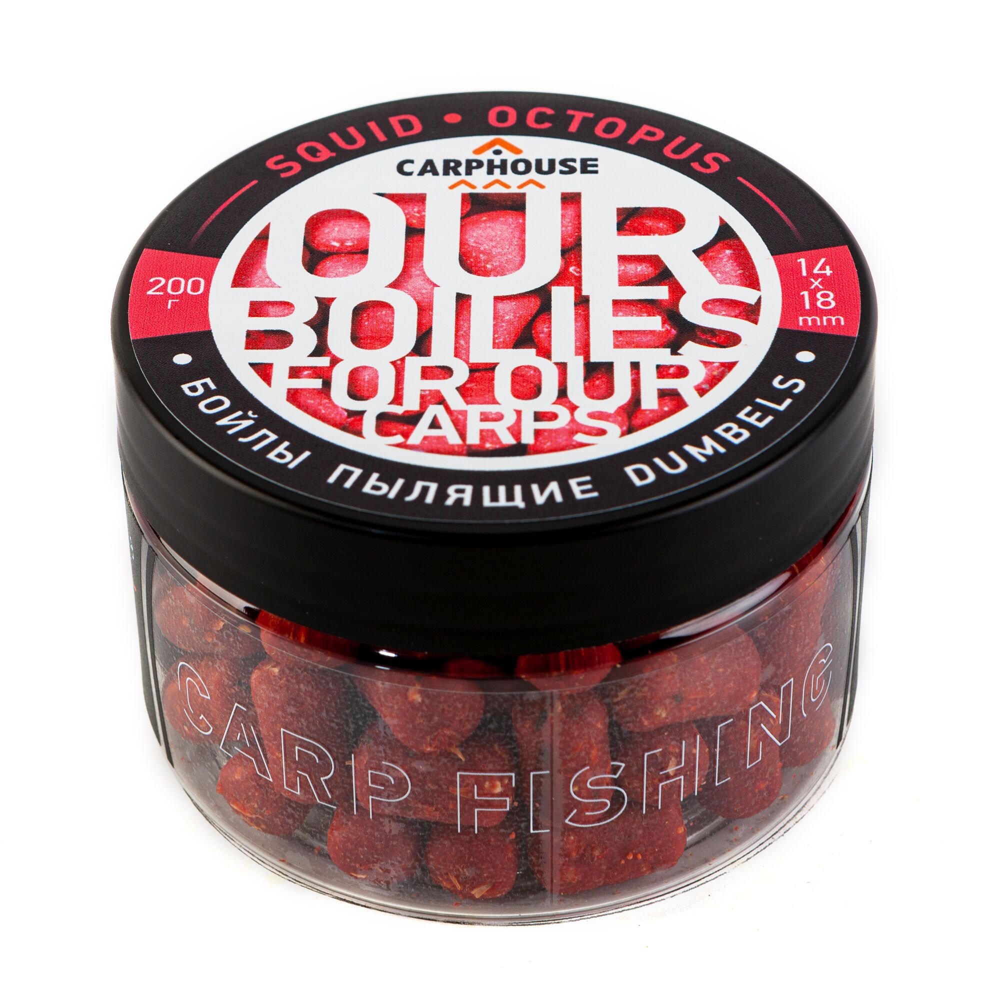 Бойлы пылящие "Squid Octopus" CARPHOUSE
